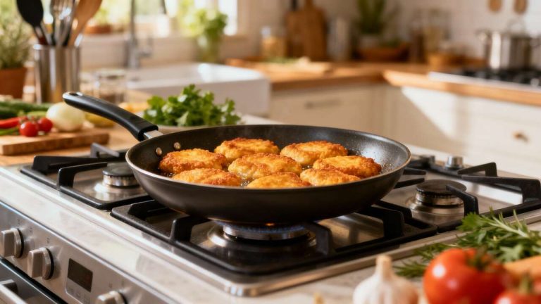 Stop aux éclaboussures dhuile en cuisine: lastuce simple pour frire en toute sécurité et propreté