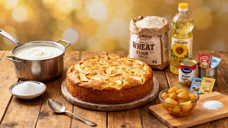 Le Gâteau au yaourt et aux pommes: la recette inratable que l'on fait tous en famille