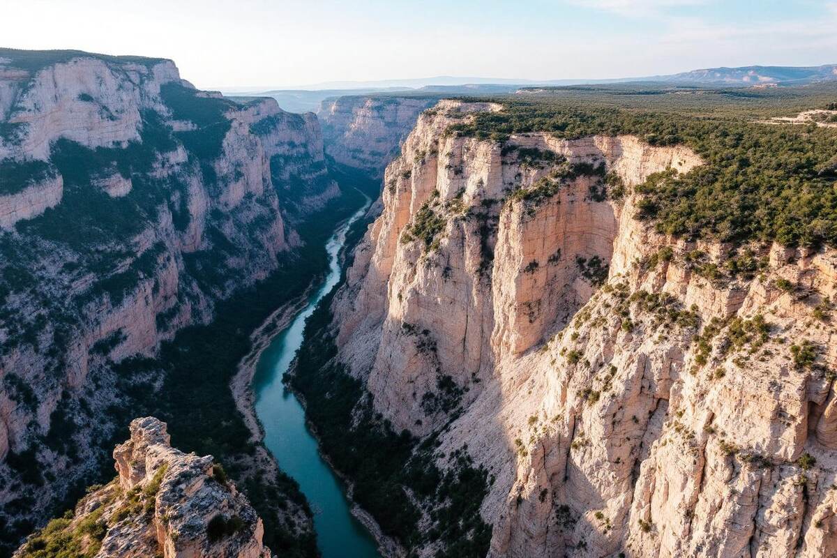 Plus besoin de traverser l’Atlantique pour des paysages vertigineux : la France et l’Espagne cachent des canyons de rêve à explorer tout l’hiver